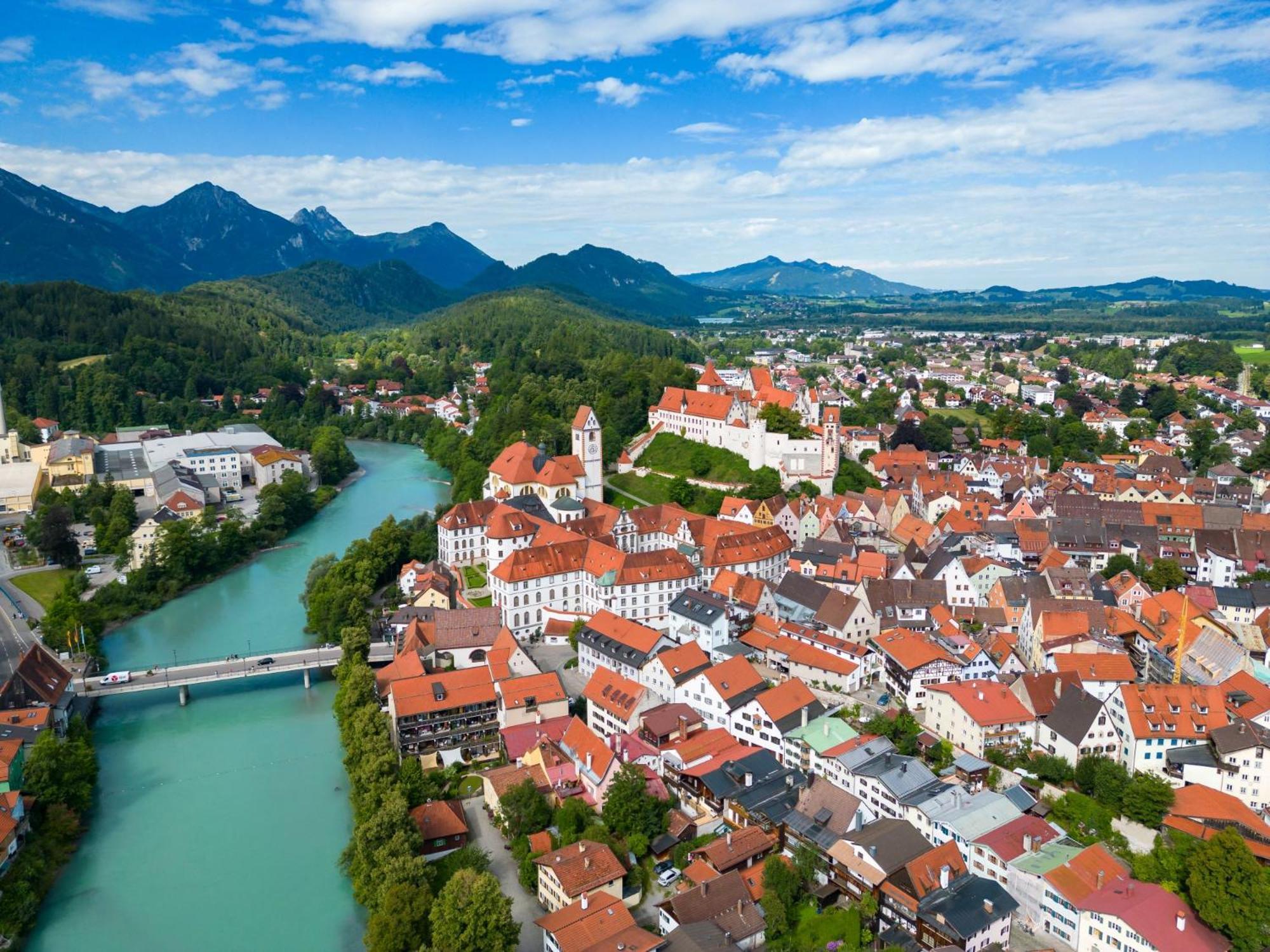 Ferienwohnung Herzstueck Im Haus Schlossblick Füssen Kültér fotó